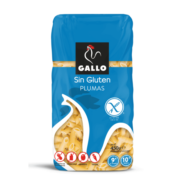 GALLO PLUMAS Sin GLUTEN